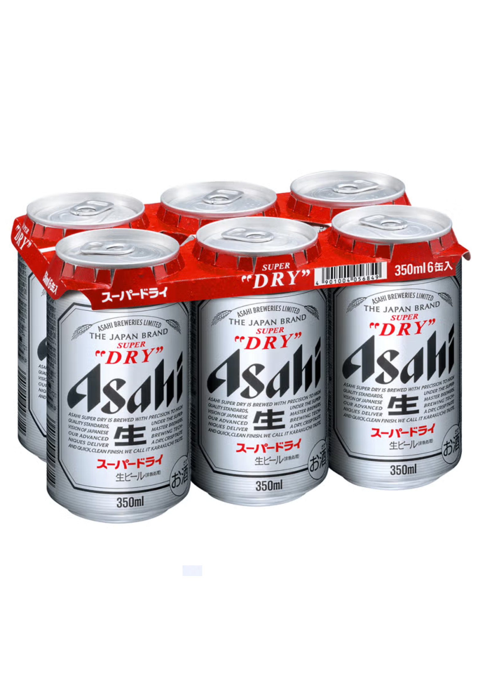 Asahi Super Dry Can 6s 350ml