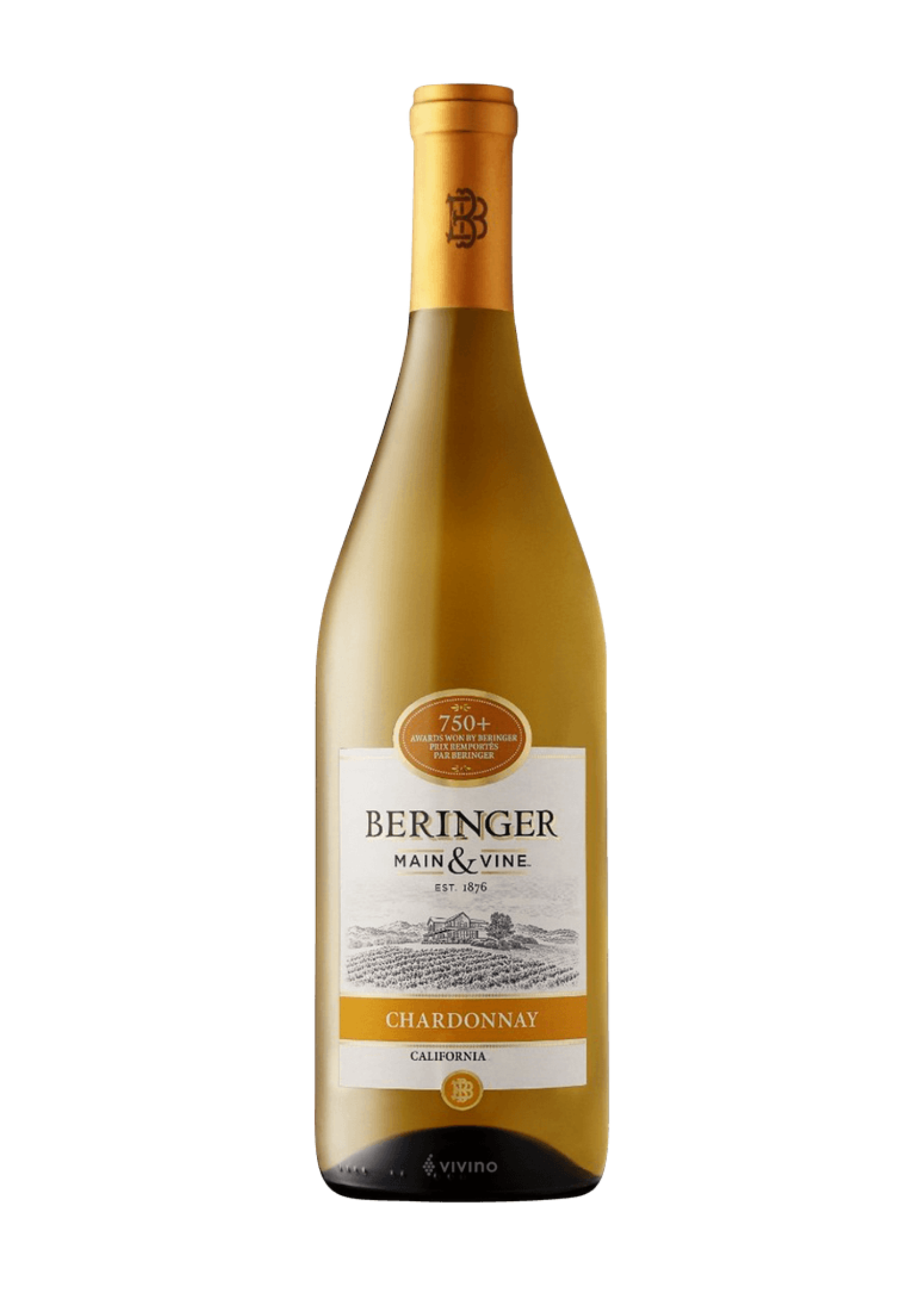Beringer M&V Chardonnay 2019 750ml