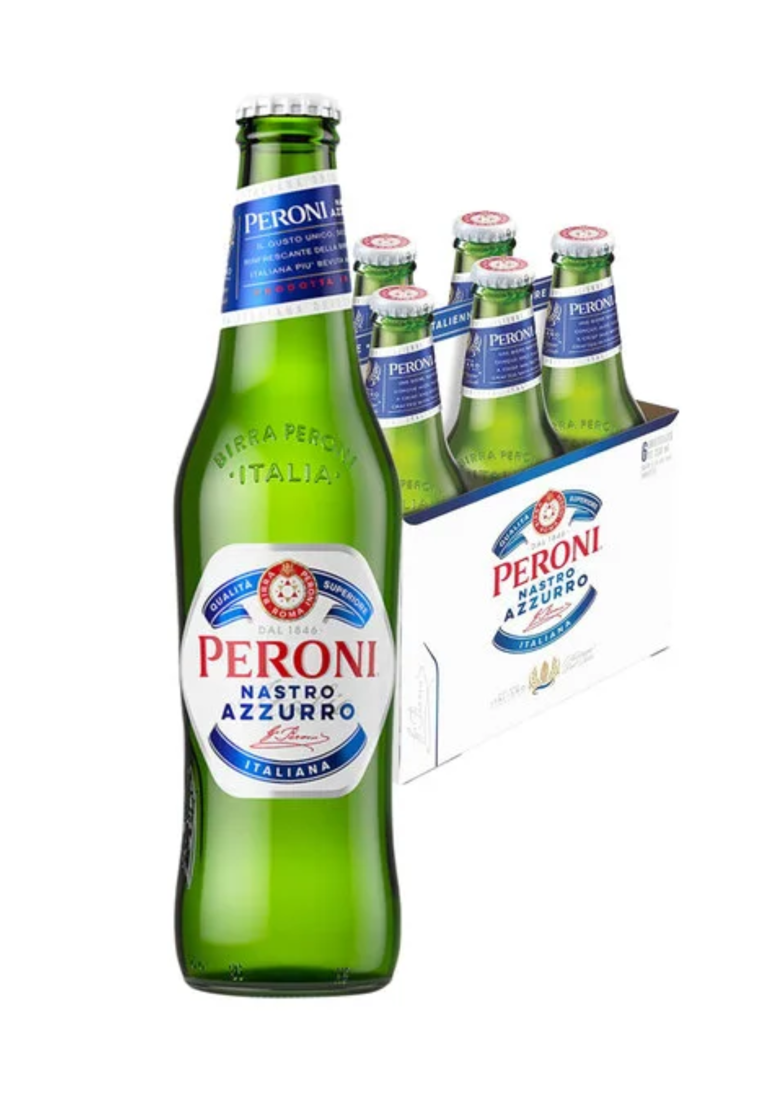 Peroni Nastro Azzurro Bot 6s 330ml