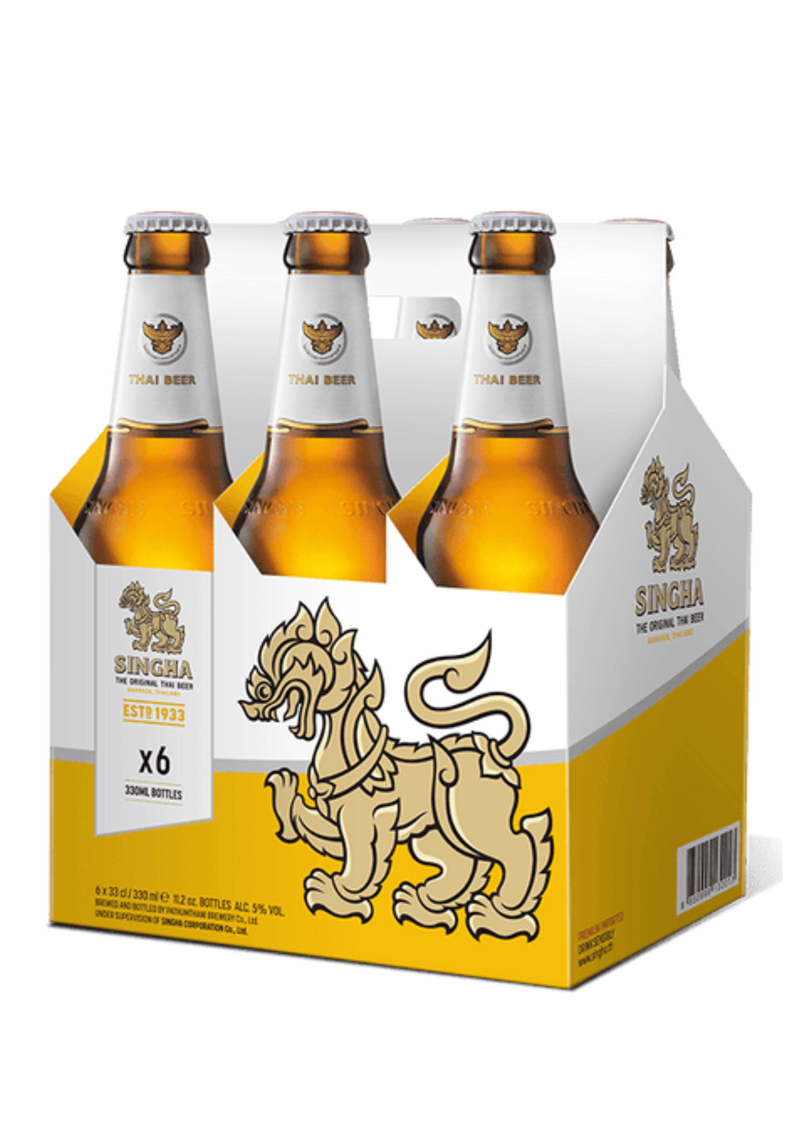 Singha Beer Pint 6s 320ml