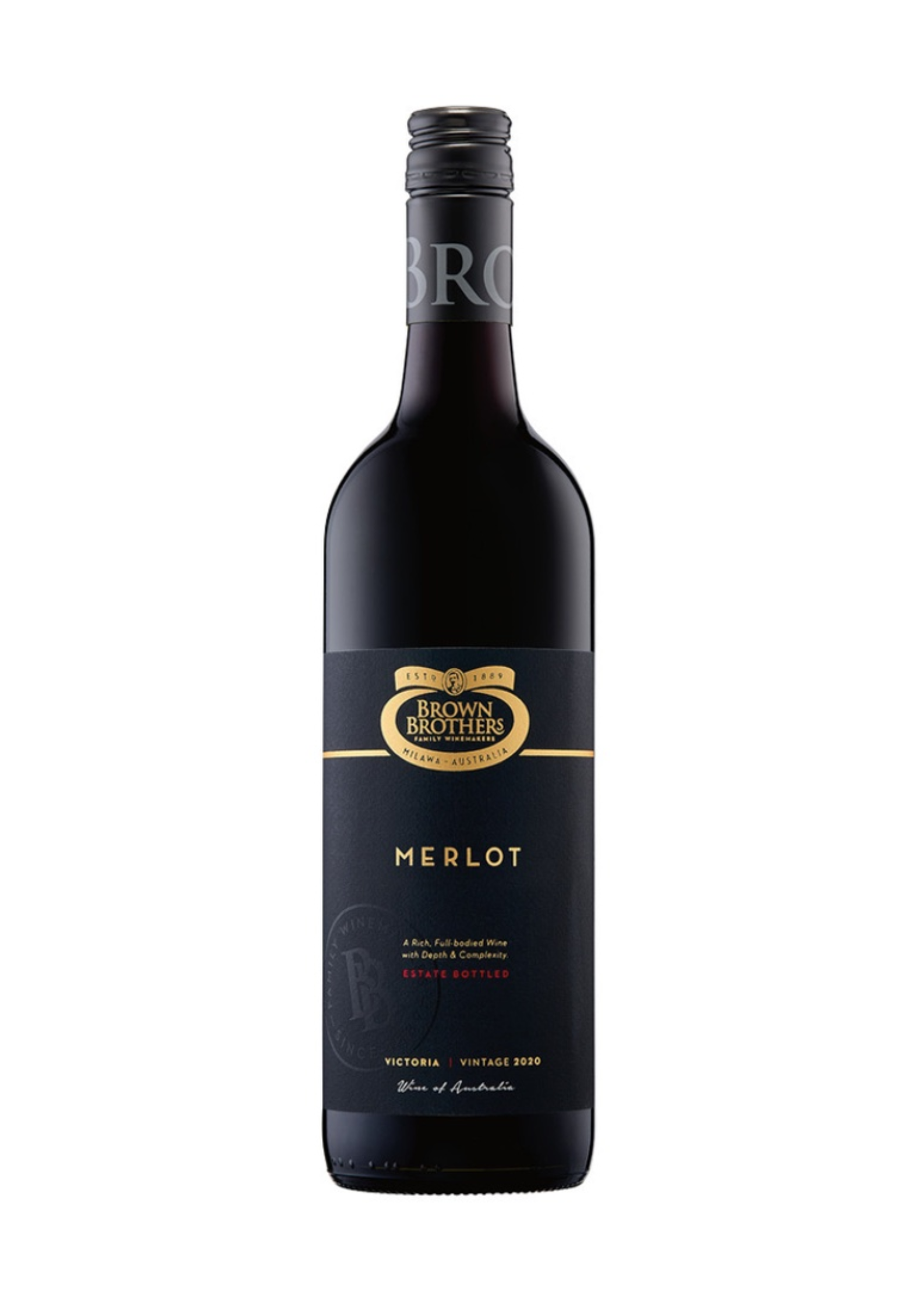 Brown Brothers Estate Merlot 2020 750ml