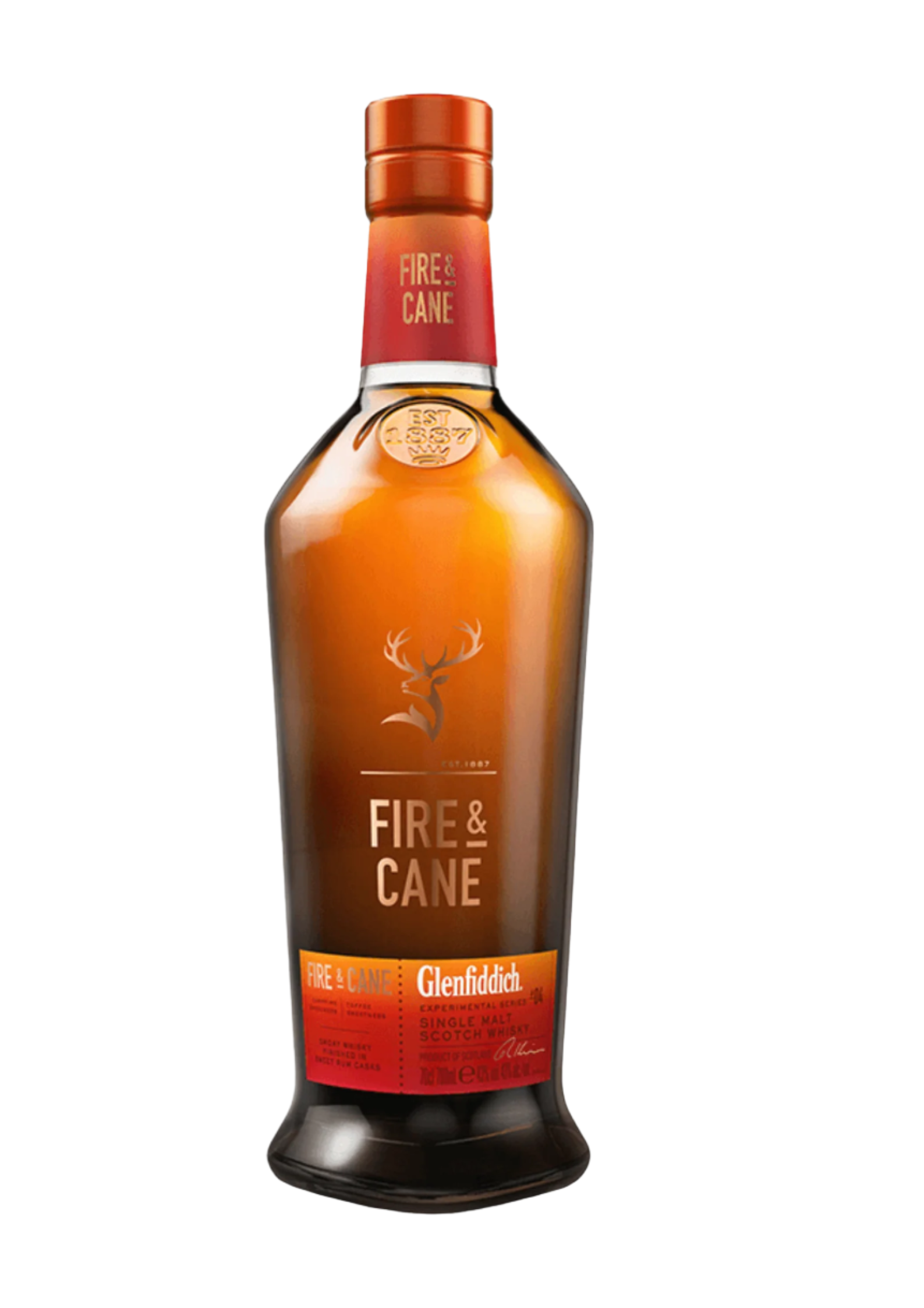 Glenfiddich Fire and Cane Single Malt Whisky 70cl