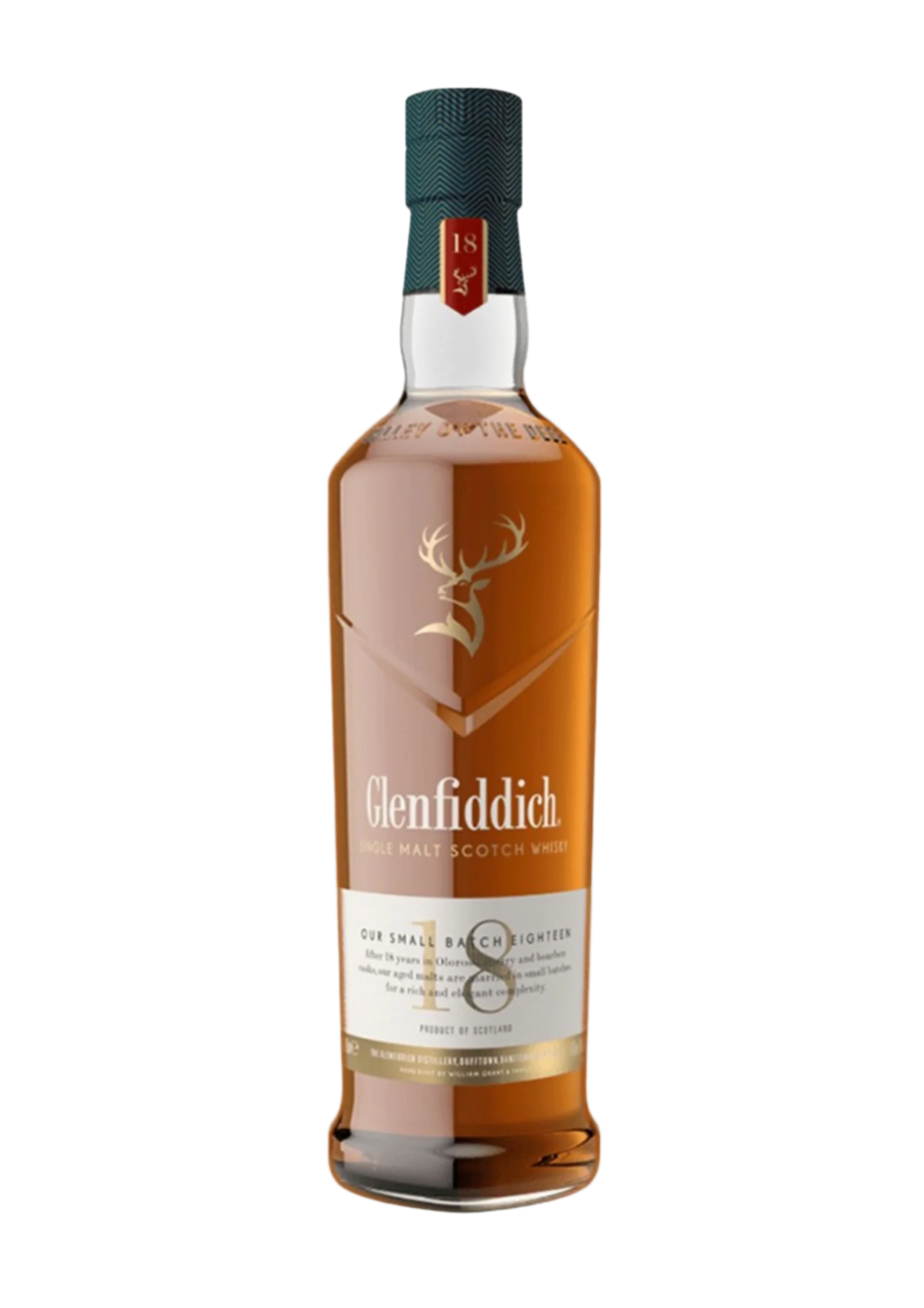 Glenfiddich 18 years old Single Malt Whisky 70cl
