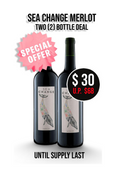 Sea Change Merlot 2022 700ml Two (2) Bottle deal