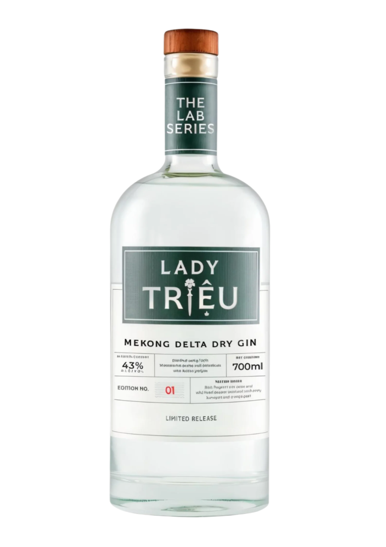 Lady Trieu Mekong Delta Dry Gin 700ml