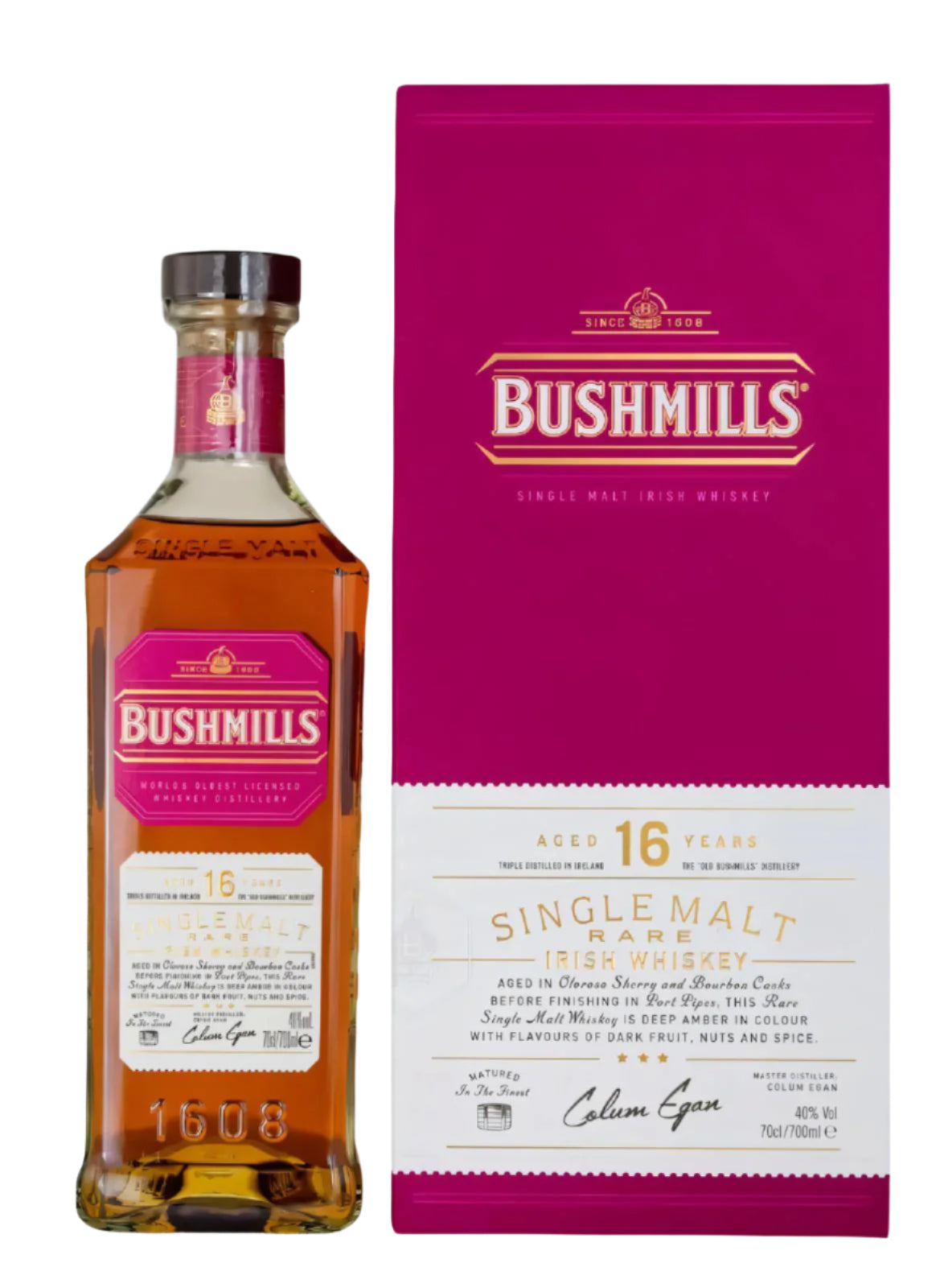 Bushmills Triple Distilled 16 Years Old 700ml