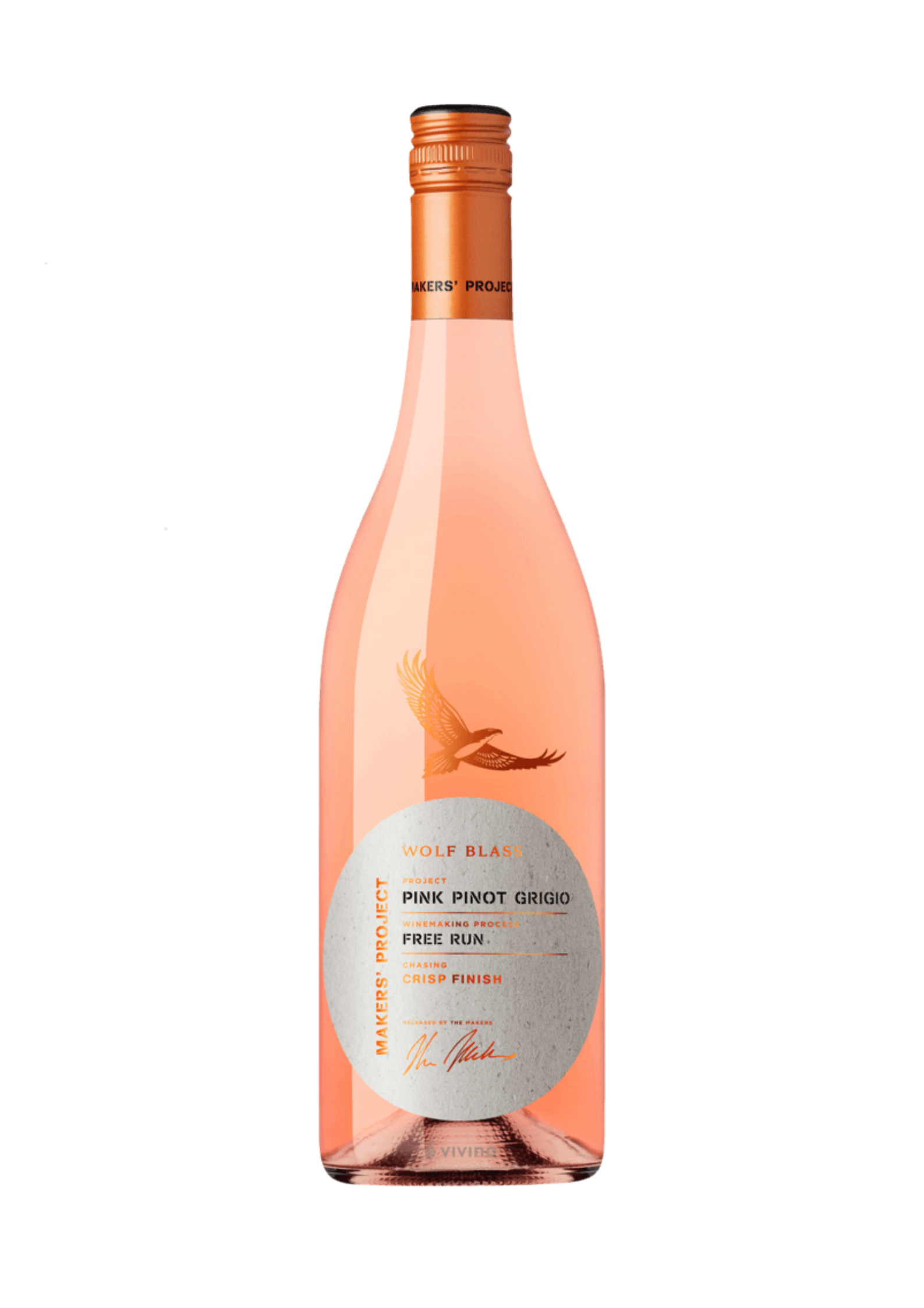 Wolf Blass Makers Pink Pinot Grigio 2020 750ml